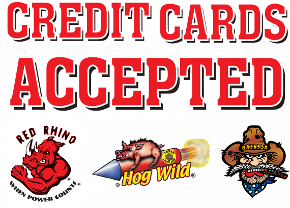 Credit Cards Accepted Sign (570x410), Png Download