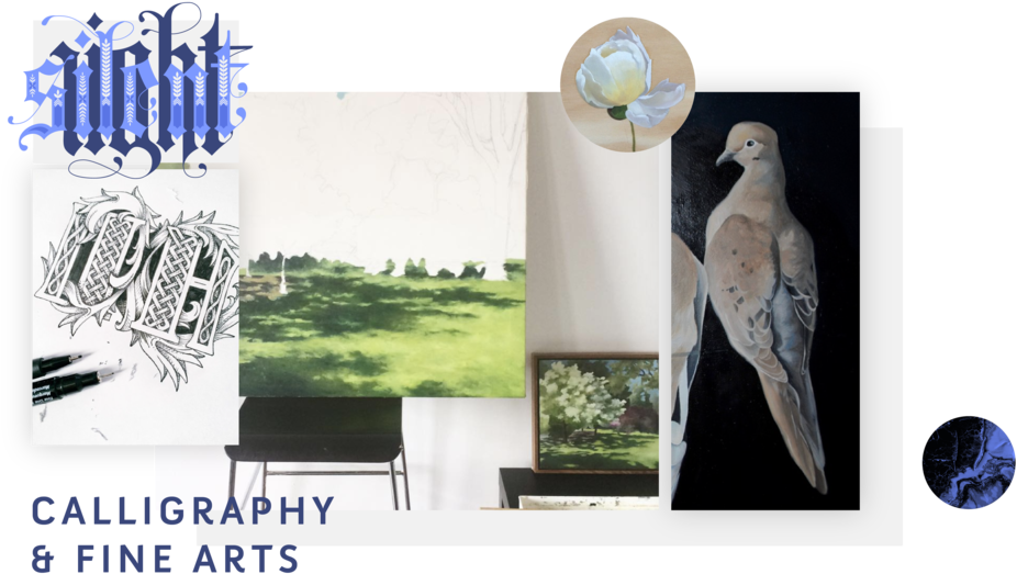 Page Calligraphy & Fine Arts - Fine Arts (1000x579), Png Download