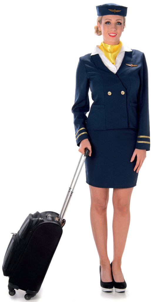 Flight Attendant Png Image - Airline Flight Attendant Stewardess (617x1024), Png Download