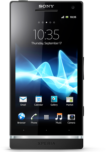 Xperia S Android Smartphone In Black - Sony Xperia S Price (940x529), Png Download