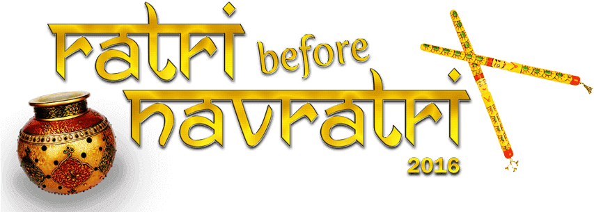 Ratri Before Navratri - Ratri Before Navratri 2017 (872x313), Png Download