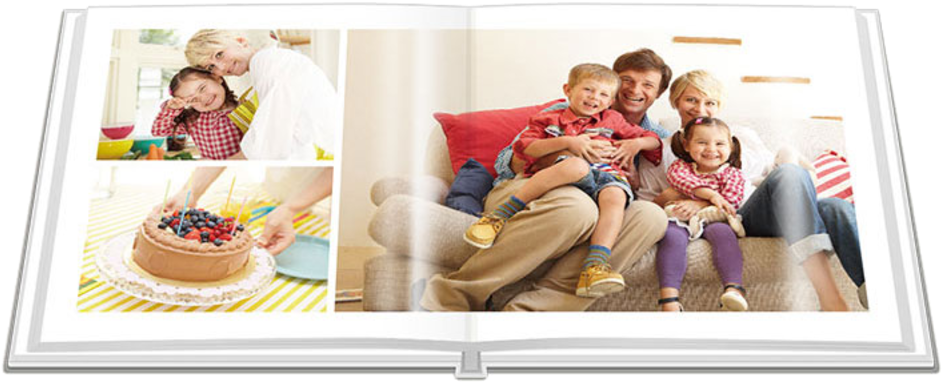 Canon Hdalbum Ez Photo Book Printing App - Album Book Hd (1000x453), Png Download