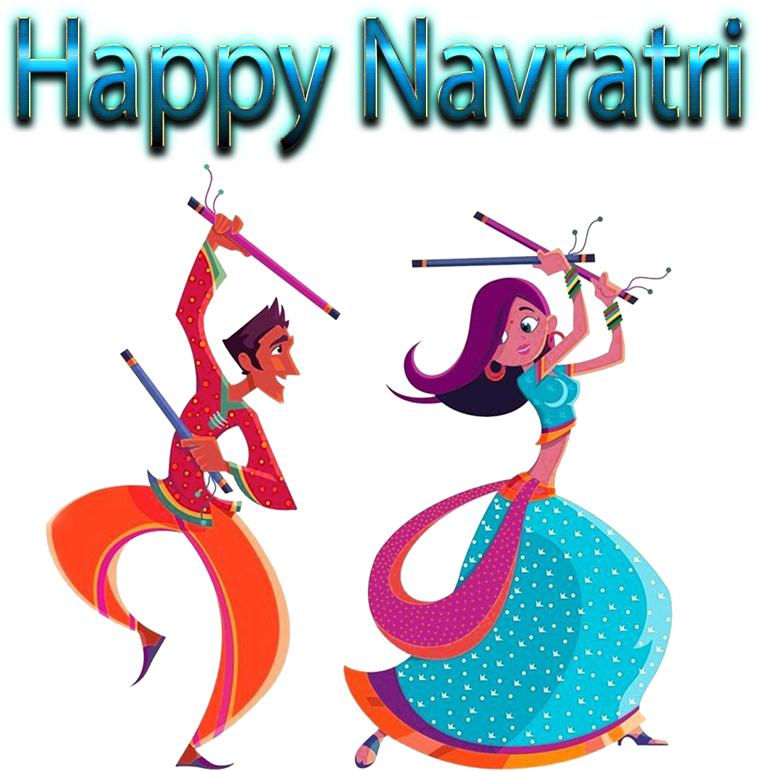 Navratri Dance Clipart Png (1305x1180), Png Download