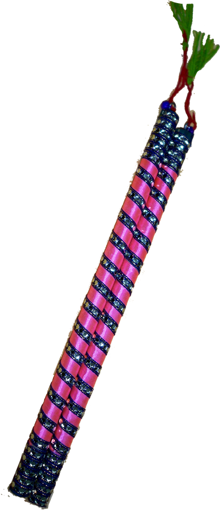 Pink Tikki Dandiya For Navratri Garba For Navratri - Garba (442x1000), Png Download