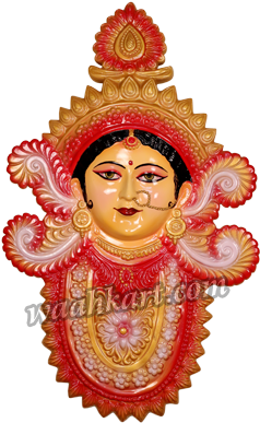 Navratri Special Durga Face Wall Hanging - Durga (300x400), Png Download