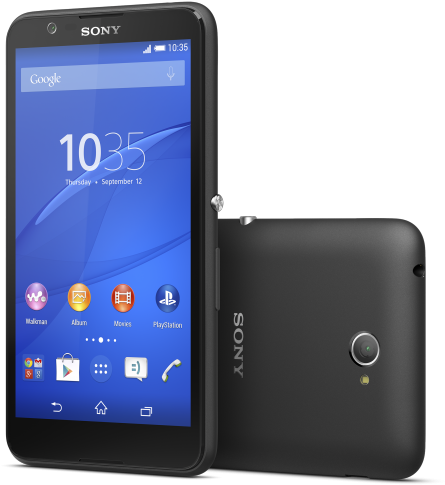 Sony's New Xperia E4, A Midrange Offering That Was - Sony Xperia E2104 (520x545), Png Download