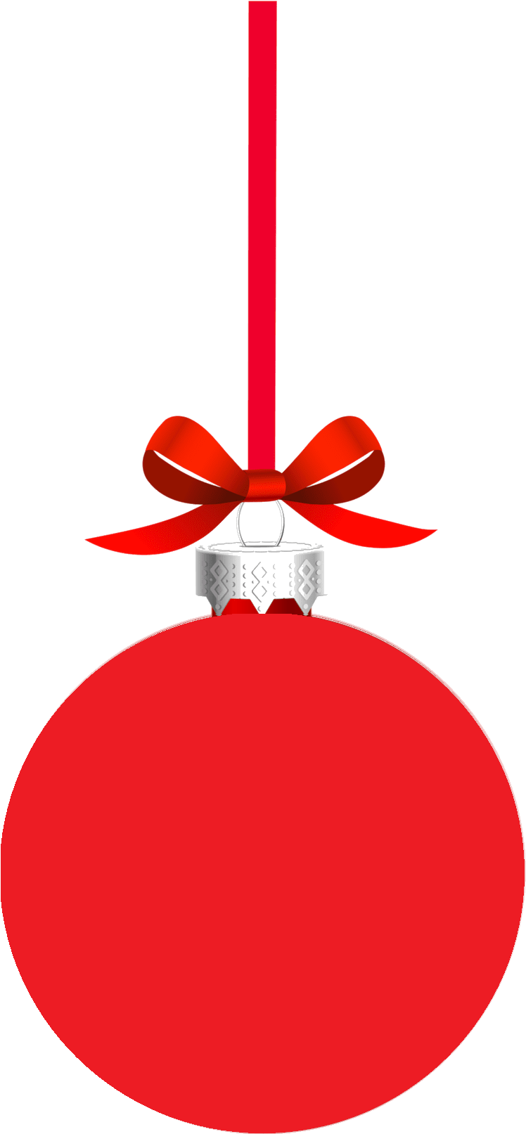 Red Christmas Ball Png (865x1719), Png Download