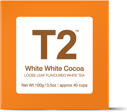 White White Cocoa Loose Leaf Gift Cube - T2 Tea (555x555), Png Download