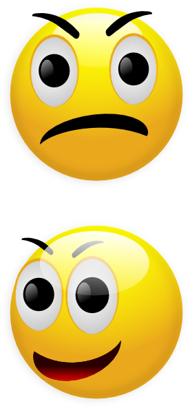Smiley Angry Clipart Png For Web (276x593), Png Download
