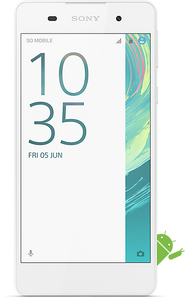 Image - Sony Xperia E5 White - From £11 A Month For Phone And (468x600), Png Download