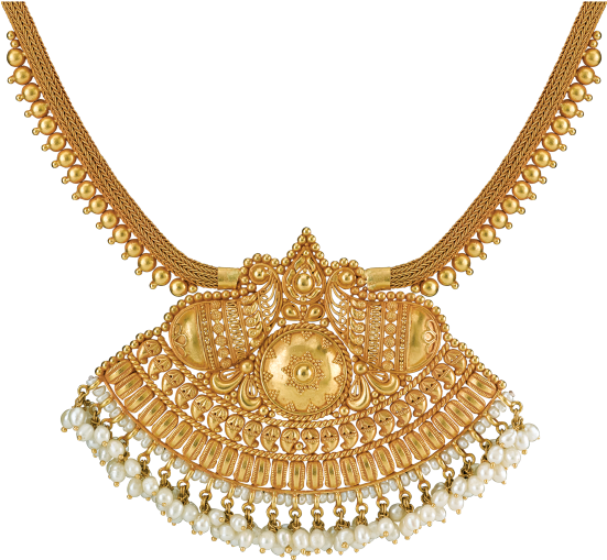 Ghagra Necklace - Necklace (550x550), Png Download