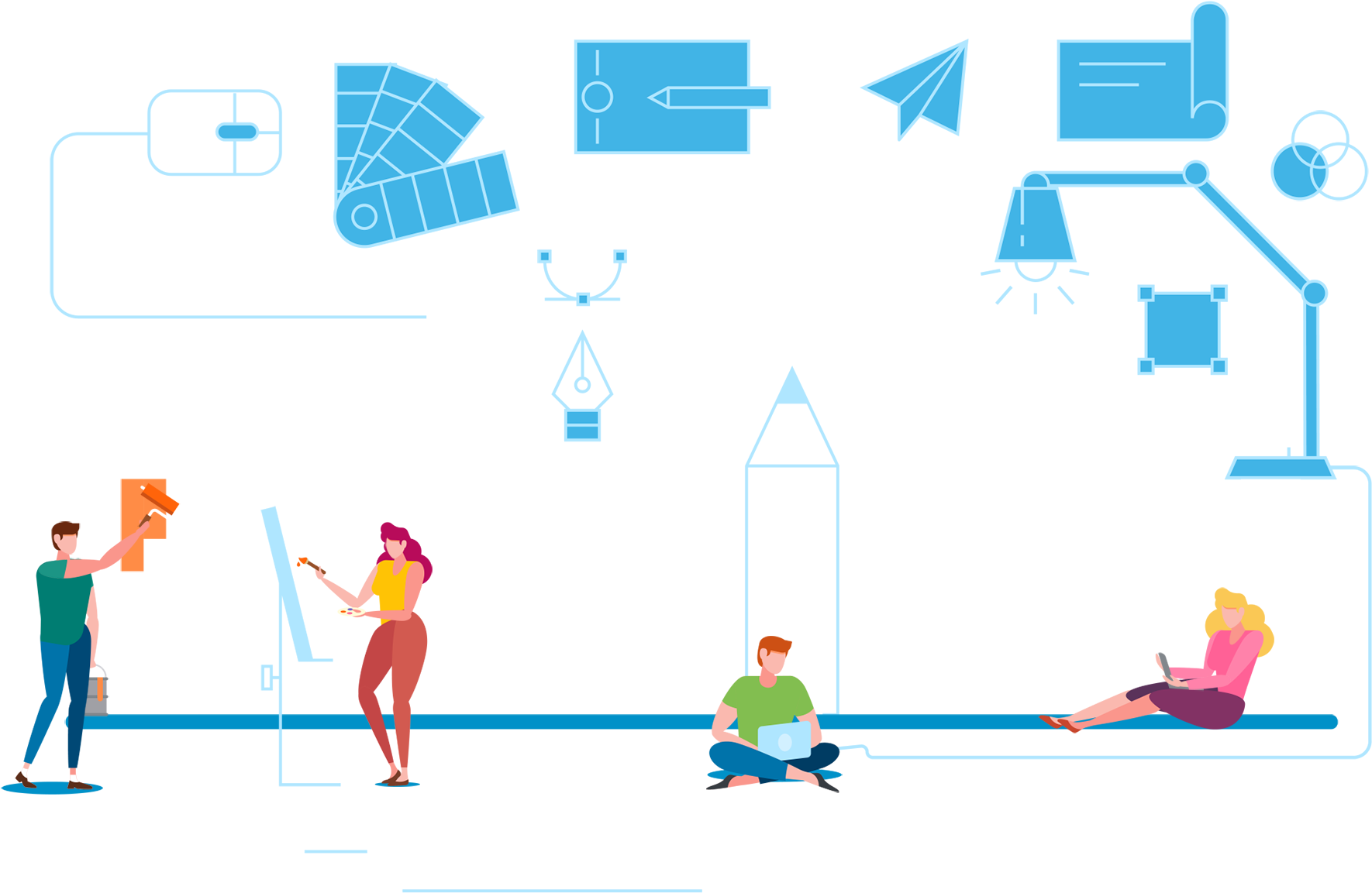 Graphic Design Trends 2014 (1920x1152), Png Download