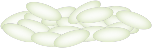 Rice Pile - Ceiling Fixture (640x229), Png Download