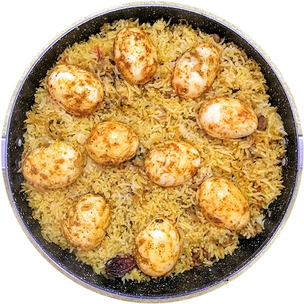 Egg Biryani - Vegetable (600x600), Png Download