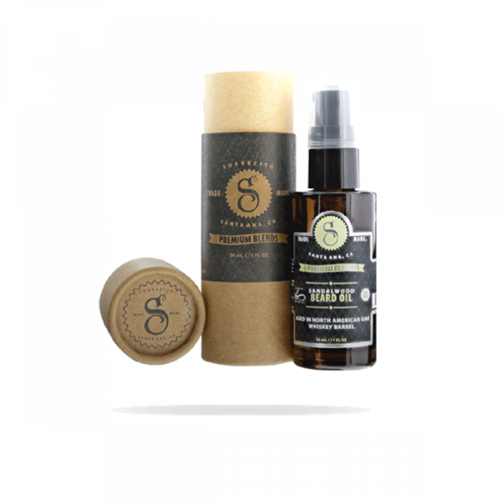 Suavecito Premium Blends Sandalwood Beard Oil 30ml - Premium Blends Beard Oil (1000x1000), Png Download