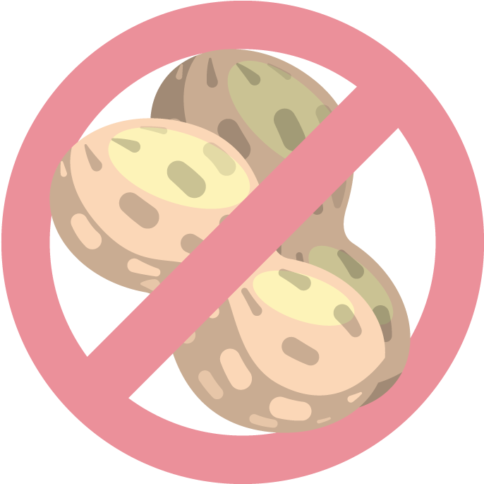 Nut Free - Illustration (800x800), Png Download