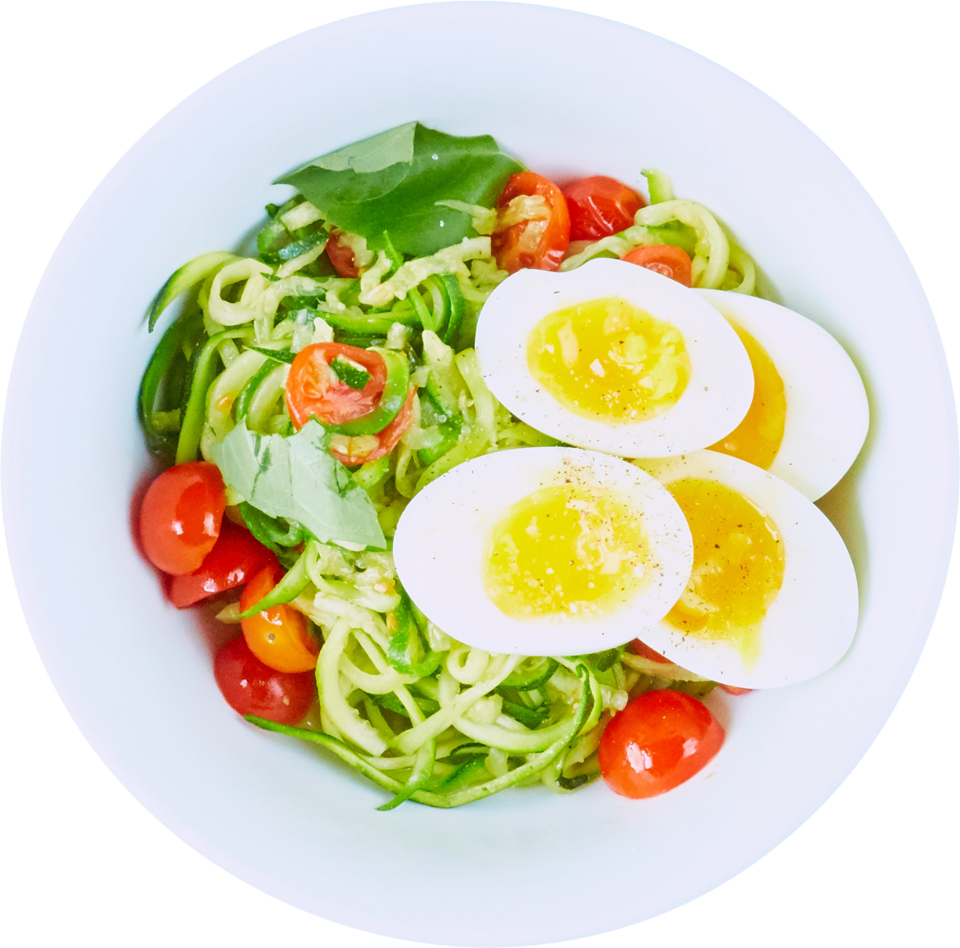 Combine Eggs And Zoodles (960x948), Png Download