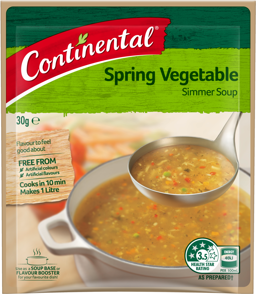 Continental Chicken Noodle Soup (1500x1500), Png Download