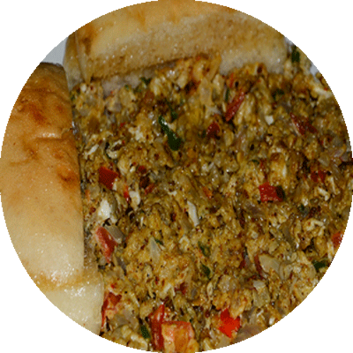 Egg Bhurji Dish - Vadodara (500x500), Png Download