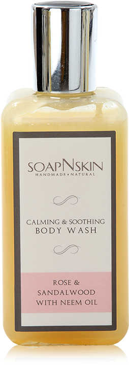 Sulphate Free Rose & Sandalwood Body Wash With Neem - Perfume (800x800), Png Download