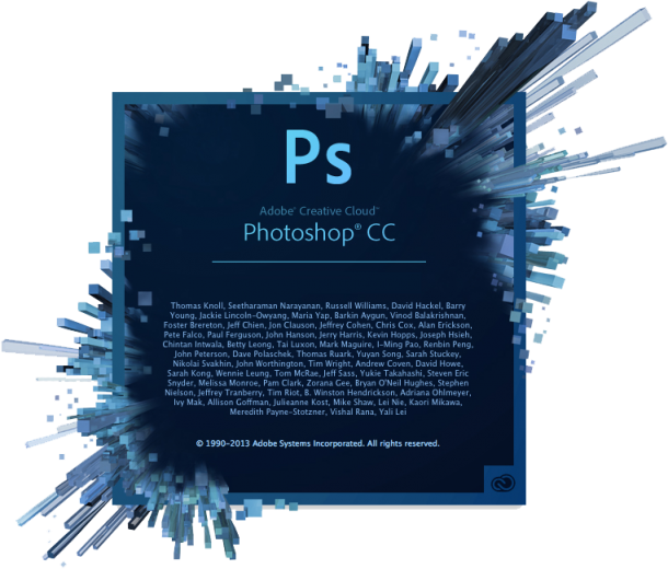 Photoshop Cc Splash - Adobe Photoshop Cc Png (610x520), Png Download