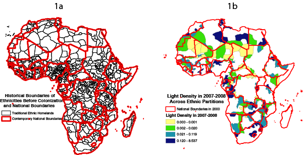 Share This Media - Ethnic And National Boundaries Africa (600x308), Png Download