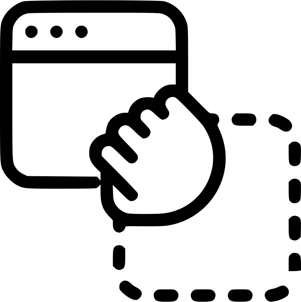 Drag And Drop Comments - Drag And Drop Icon Svg (980x982), Png Download