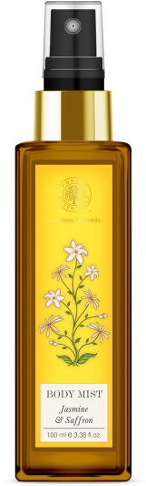 Body Mist Jasmine & Saffron - Forest Essential Oud Body Lotion (210x572), Png Download