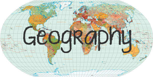 Geography World Map - World Map Vector (600x298), Png Download