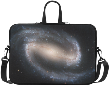 Barred Spiral Galaxy Ngc 1300 Laptop Handbags 15" - Sloth Laptop Case (500x500), Png Download