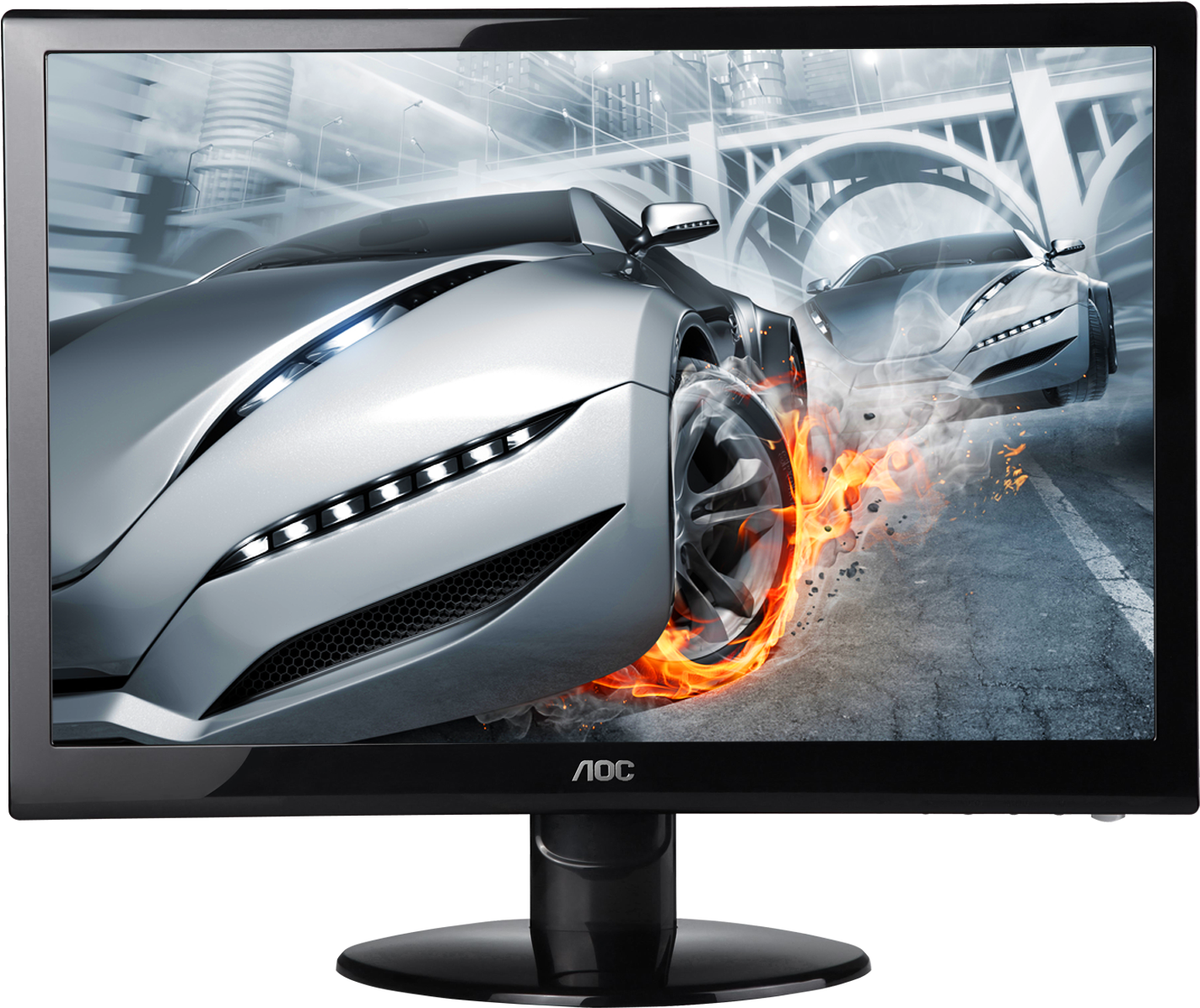 Aoc 27" Hd Led Widescreen Monitor - Aoc E2752vh (1760x1280), Png Download