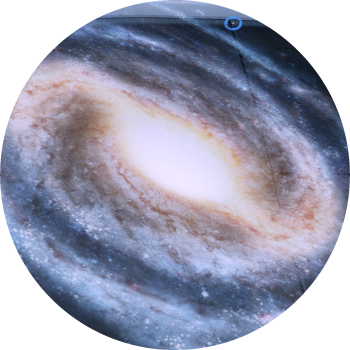 Me Milkywaybutton 3 - Galaxias En Png (350x350), Png Download