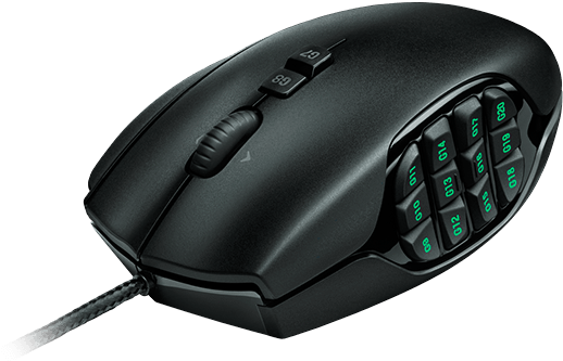 46483660 - Logitech G600 (521x342), Png Download