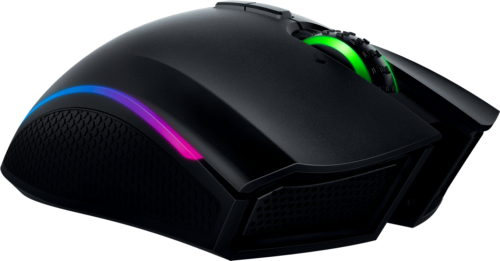 The World's Most Advanced Gaming Mouse - Razer Mamba - Chroma Ergonomic Gaming Mouse 16000 Dpi (1920x1047), Png Download