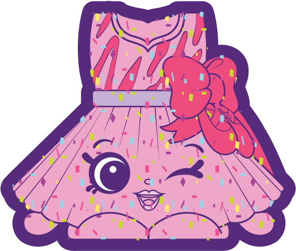 Shopkins Season 9 Glitzi Dancers Tribe Team Tutu Cute - Shopkins Tutu Cute (834x834), Png Download