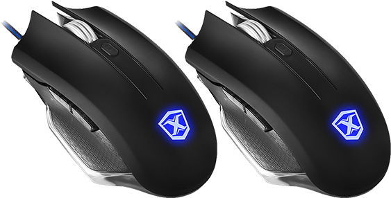 2 X A6 Gaming Mouse - Computer Mouse (600x600), Png Download