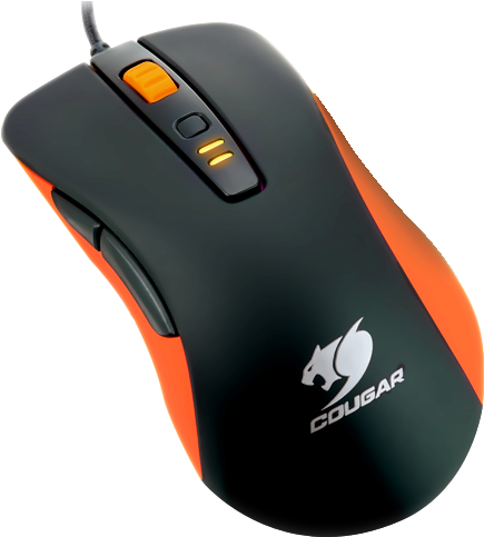 Cougar 300m Gaming Mouse - Cougar 300m - Optical Mouse - Pc - Orange (500x500), Png Download