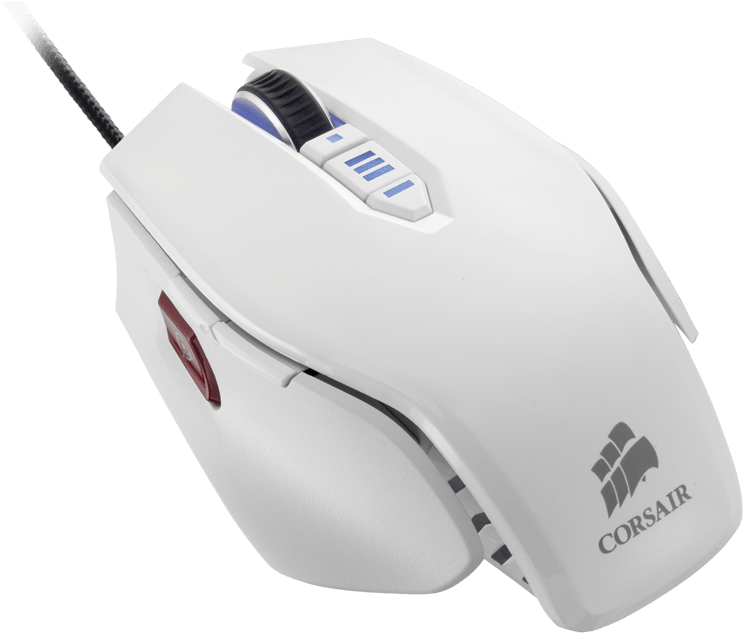 Corsair Vengeance M65 - Corsair Gaming Mouse White (800x660), Png Download