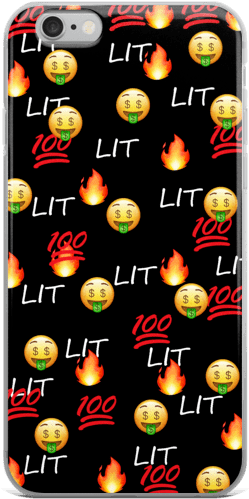 Thinxx Emoji Lit Iphone Case - Iphone (600x600), Png Download