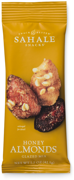 Grab & Go Honey Almonds Glazed Mix - Sahale Snacks Honey Almonds Glazed Mix, Multicolor (690x690), Png Download