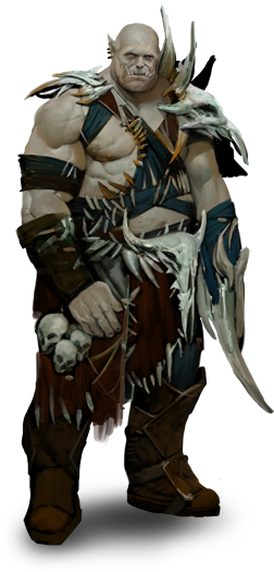The Ogres - Pantheon Rise Of The Fallen Ogres (300x543), Png Download