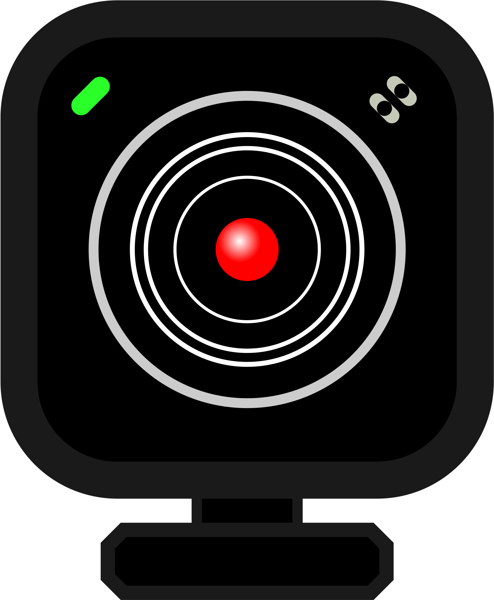 Big Image - Clipart Webcam (1975x2400), Png Download