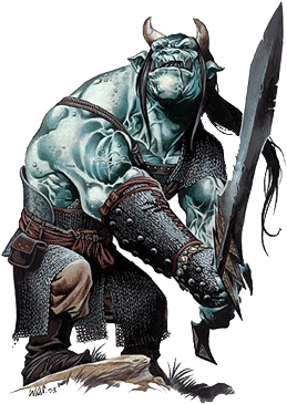 Orckaa The God Of The Orcs Is Also A Barbarian God - Ogre Mage Pathfinder (300x400), Png Download