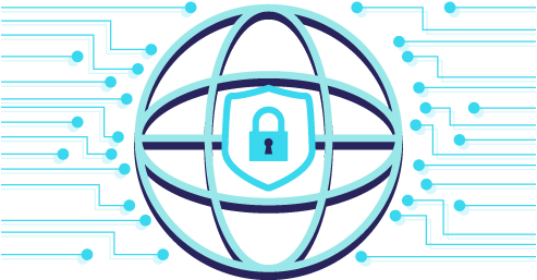 Data Security Management - Place Card (500x500), Png Download