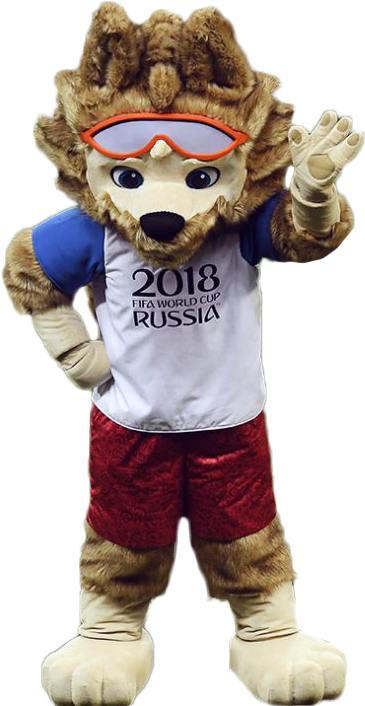 Fifa Mascot 2018 Wm Png Image - 2018 Football World Cup Transparent Background (1260x710), Png Download