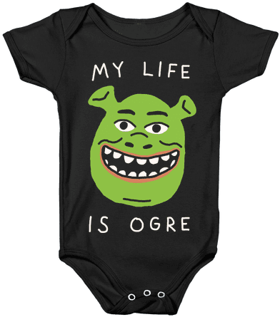 My Life Is Ogre Baby Onesy - My Hero Academia Baby Outfit (484x484), Png Download