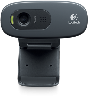 Webcam Logitech Hd 720p C270 - Webcam Logitech C310 (575x350), Png Download
