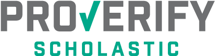 Proverifyscholastic Logo - Graphic Design (563x221), Png Download