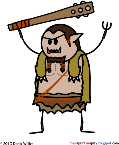 Ogre Savage T - Ogre (400x507), Png Download