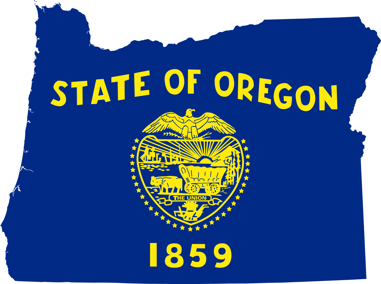 By Jeff Dobbins • July 28, - Oregon State Flag Map (800x596), Png Download